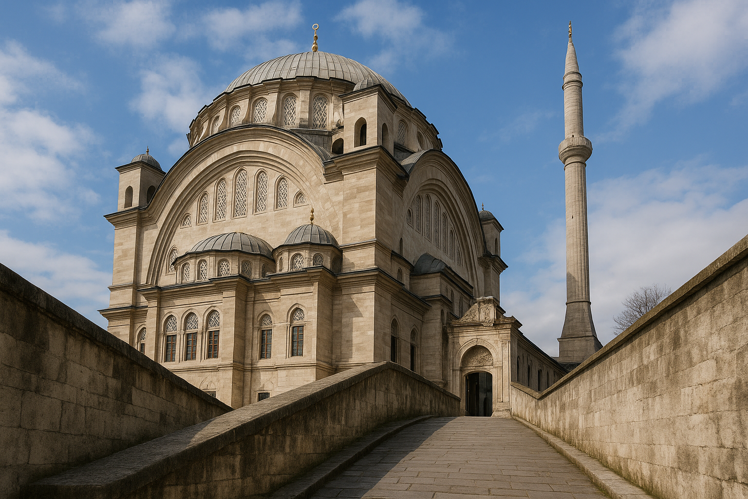 Nuruosmaniye Camii Rampalı Giriş